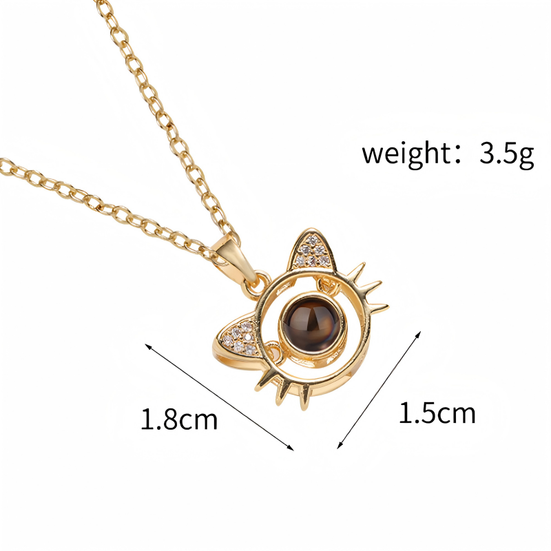 Projection Photo Necklace